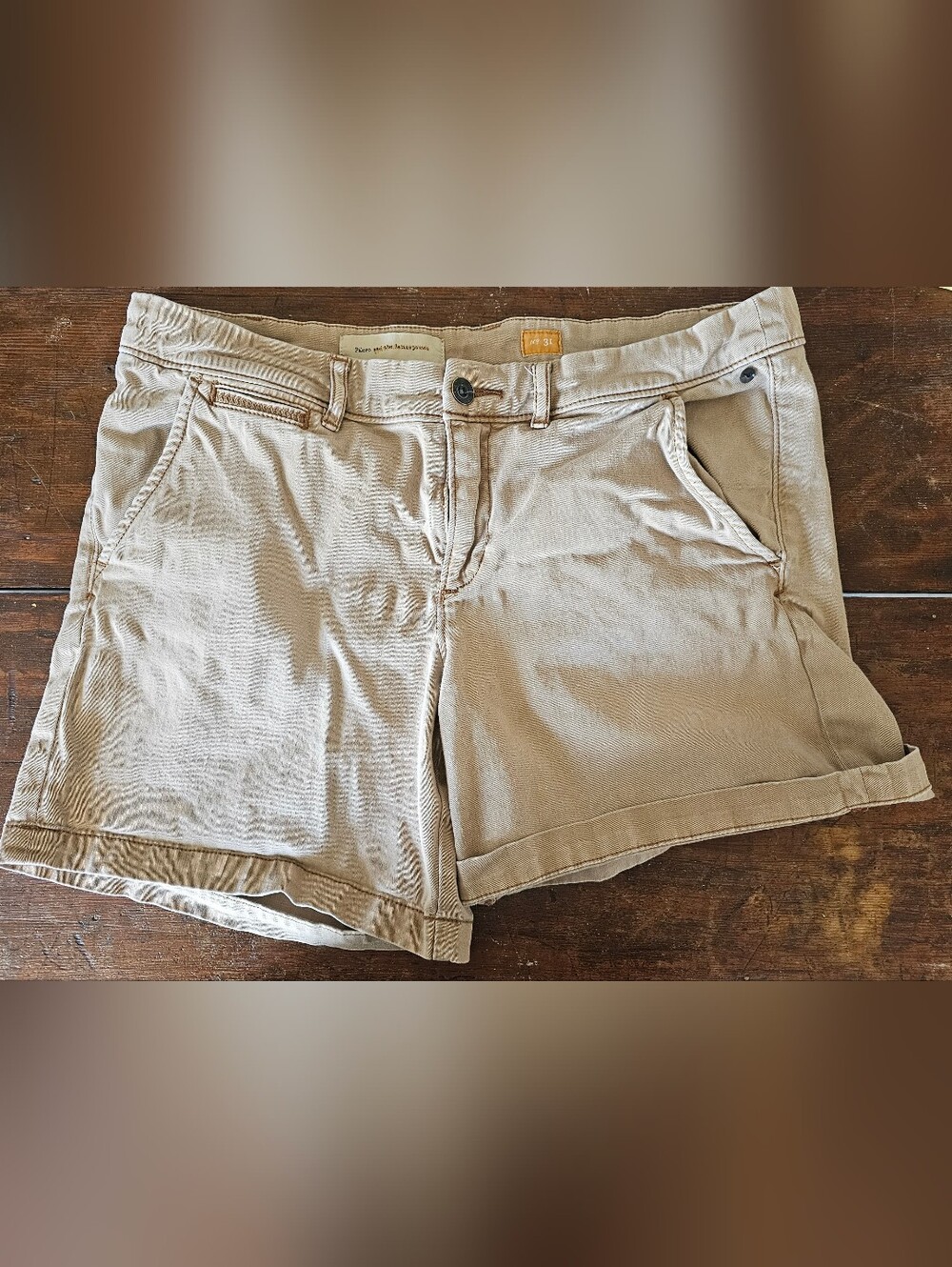 Khaki Pilcro and LetterPress By Anthropologie